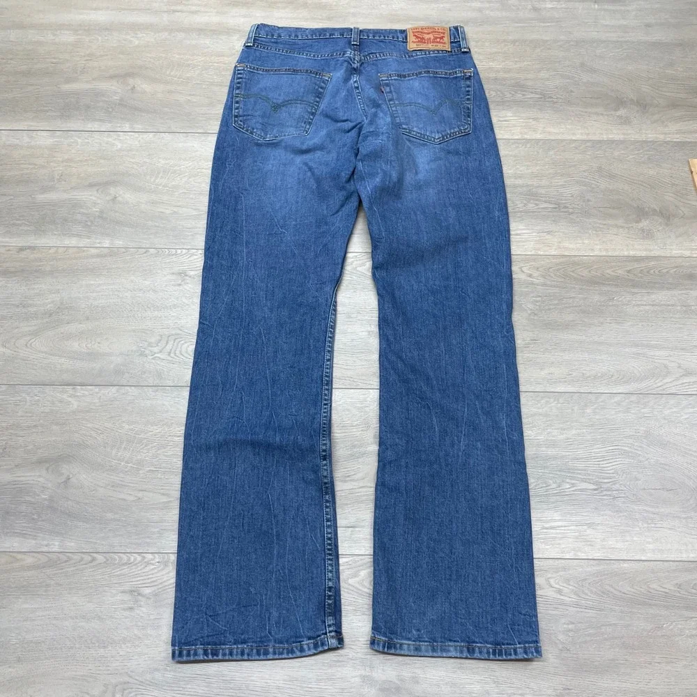 Levi's 527 Slim Bootcut Jeans Mens 32x34 Blue Denim Country Cowboy